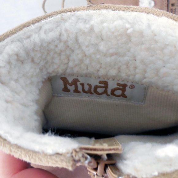 Mudd Women's Suede Ankle Boots Sz 11 Y2K Faux Fur lining - Picture 7 of 9